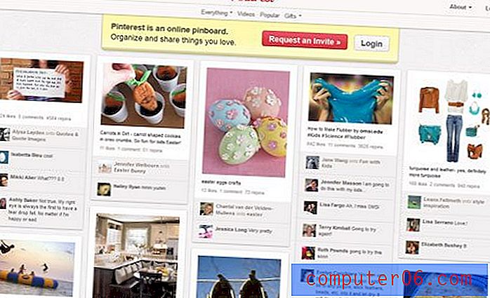 Izmantojot Pinterest dizaina iedvesmai