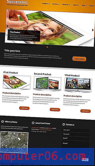 Crítica de diseño web # 96: SuccessInc Drupal Theme