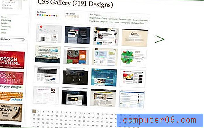 70 wunderschöne handverlesene CSS-Galerien