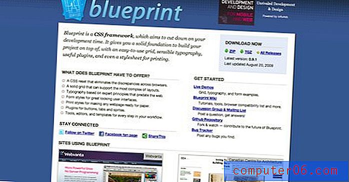 Disposition CSS Blueprint rapide avec Boks