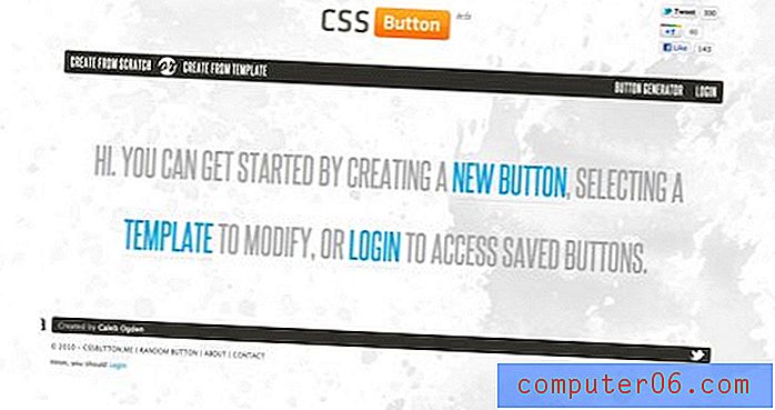 Lag fantastiske CSS-knapper på farten Med CSSButton.me