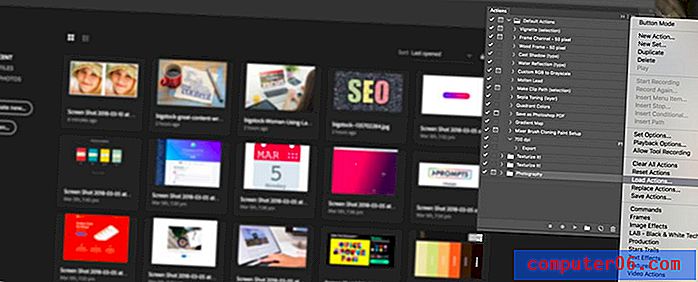 Photoshop-acties gebruiken en installeren