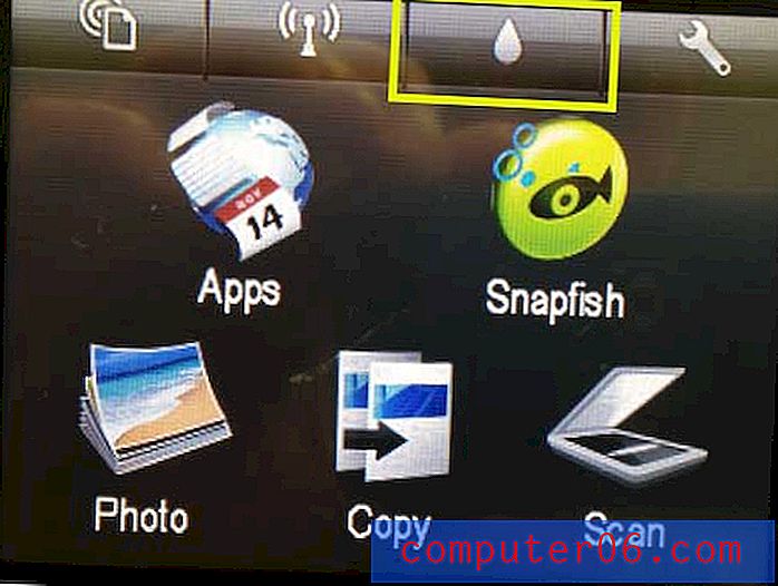 Tintes līmeņa pārbaude ierīcē HP Photosmart 6510