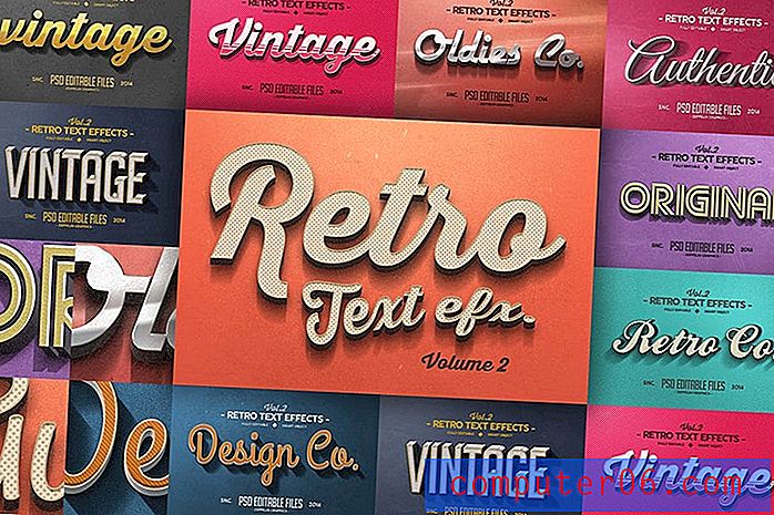 30+ beste retro-teksteffecten en -stijlen