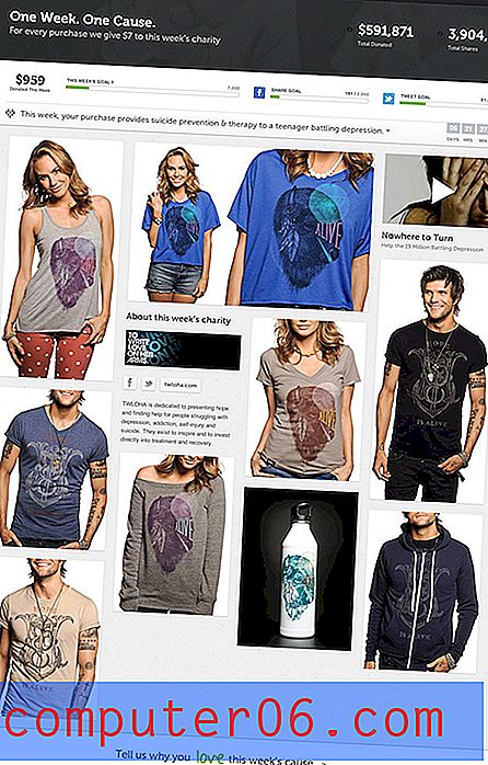 Awesome Design in the Wild: Sevenly.org
