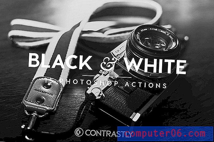 20+ najboljih crno-bijelih Photoshop akcija