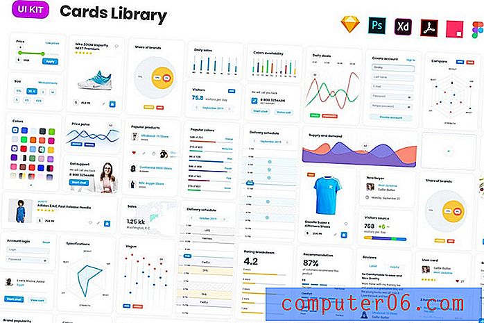 20+ beste Figma-sjablonen, UI-kits + Wireframe-kits