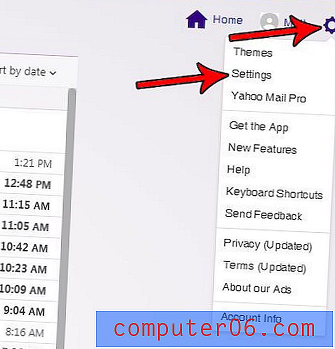 Как да добавите друг акаунт в Yahoo Mail
