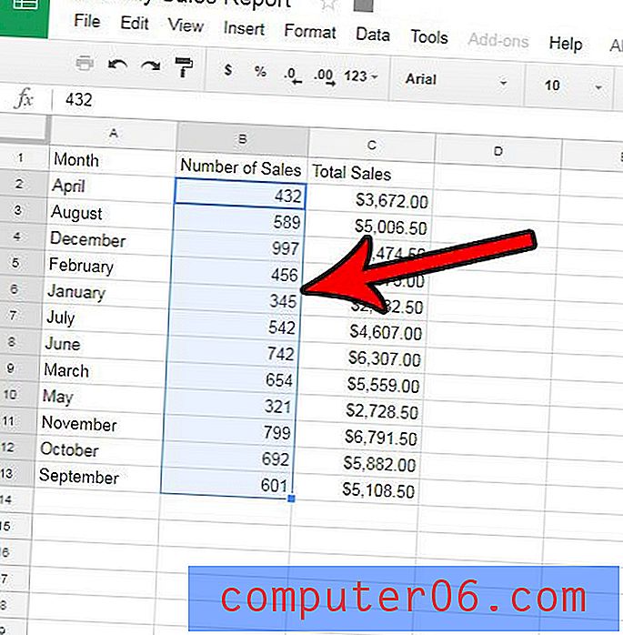 Comment créer une plage nommée dans Google Sheets