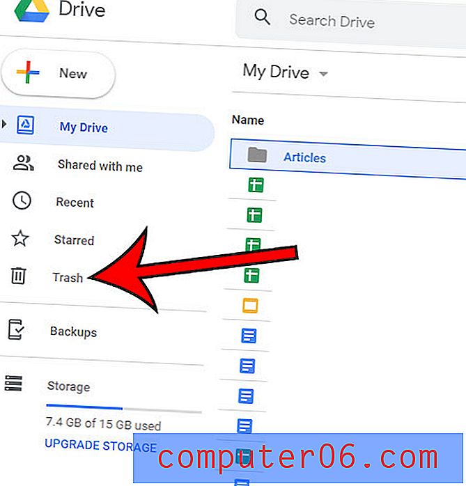 Slik gjenoppretter du en fil fra papirkurven fra Google Drive