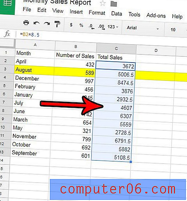 Comment utiliser le formatage des devises dans Google Sheets