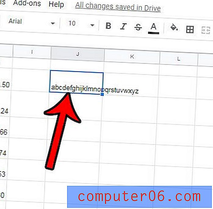 So wickeln Sie Text in Google Sheets ein