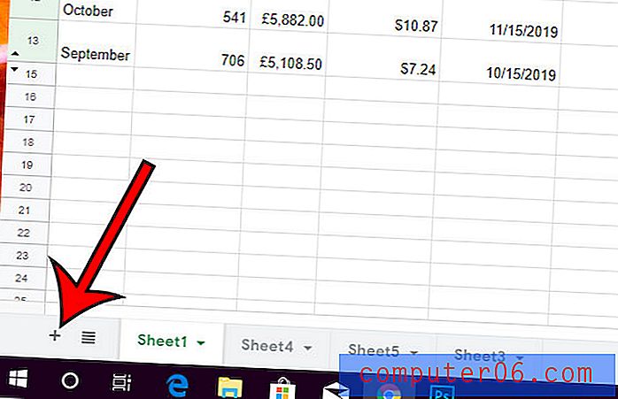 3 Uue töölehe loomise viisid teenuses Google Sheets