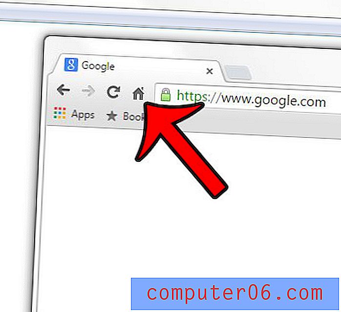 Cómo ocultar el icono de inicio en la barra de herramientas en Google Chrome
