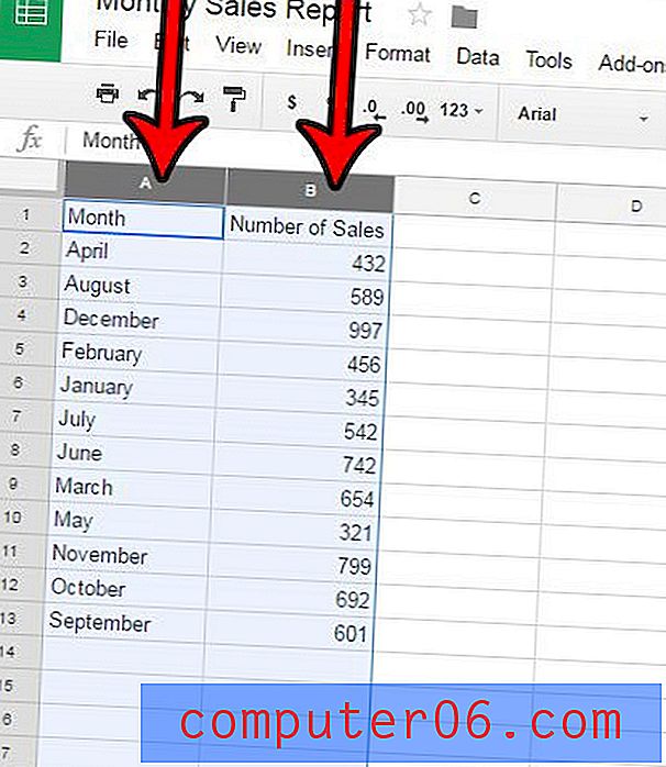 Comment alphabétiser dans Google Sheets