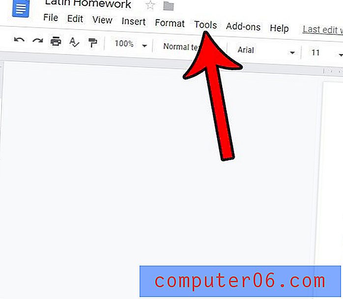 Como traduzir um documento no Google Docs