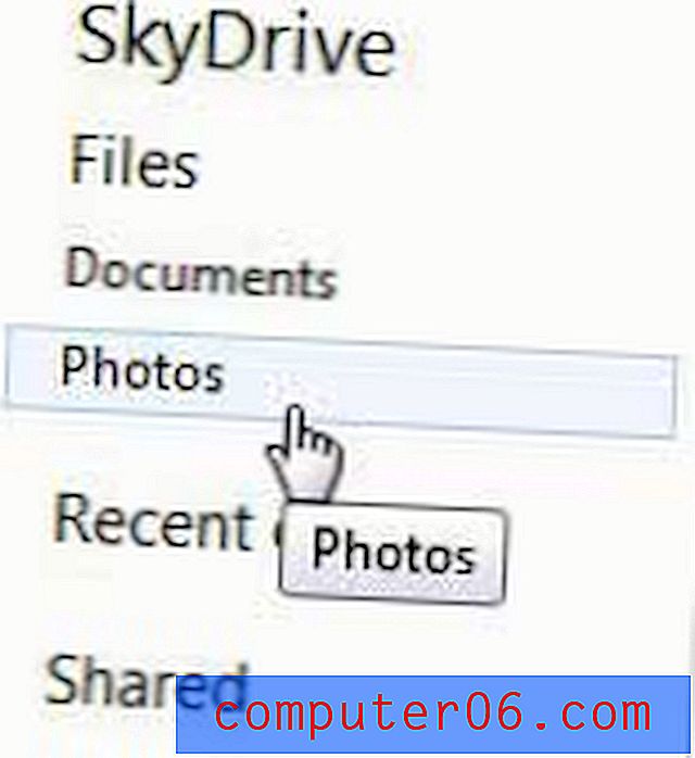 Como excluir imagens do SkyDrive