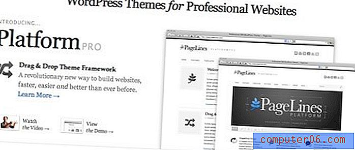 Arrastre y suelte el diseño de WordPress con Platform Pro