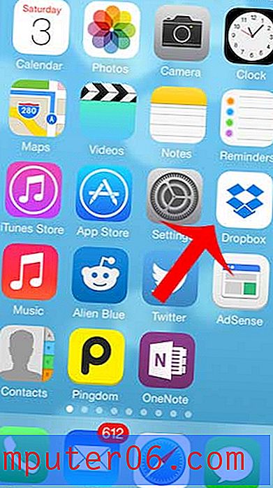 iPhone Dropbox 앱의 즐겨 찾기