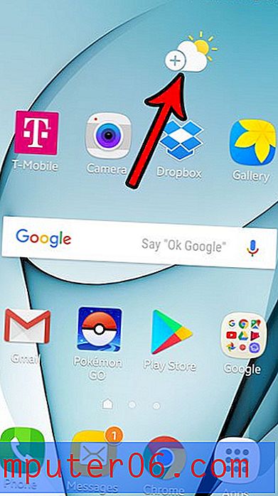 Hvordan fjerne vær-widgeten i Android Marshmallow