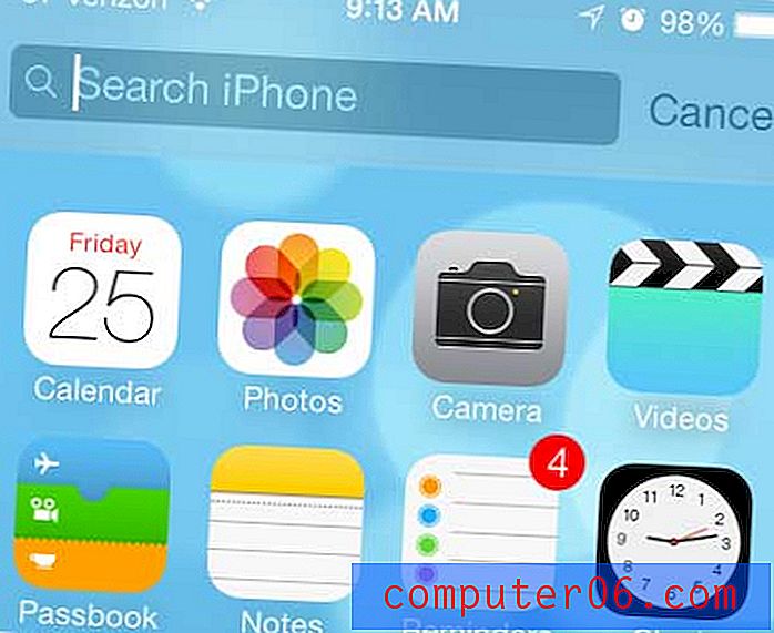 Verander hoe uw iPhone 5-contacten worden gesorteerd in iOS 7