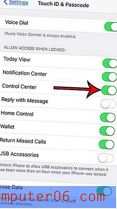 Jak uzyskać dostęp do Centrum sterowania z ekranu blokady na iPhonie