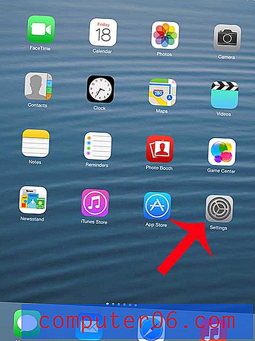 Como adicionar um ícone à estação para iPad no iOS 7