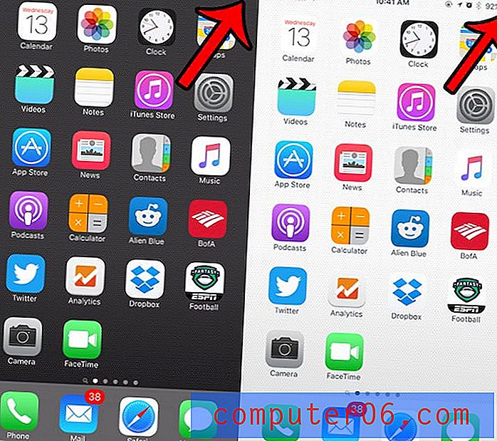 Dlaczego ikona baterii mojego iPhone'a zmienia kolor z czarnego na biały?