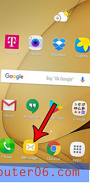 Hvordan endre meldingsbakgrunnen i Android Marshmallow