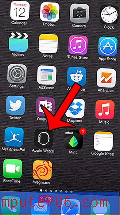 Kuidas Apple iPhone'i ikooni peita iPhone 6-l