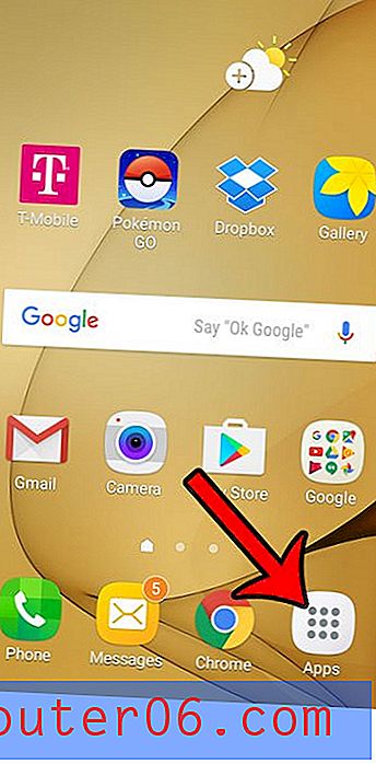 Hoe de screensaver op de Samsung Galaxy On5 uit te schakelen