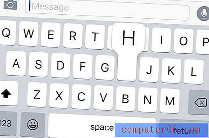 Kā izslēgt rakstzīmju uznirstošo logu iOS 9