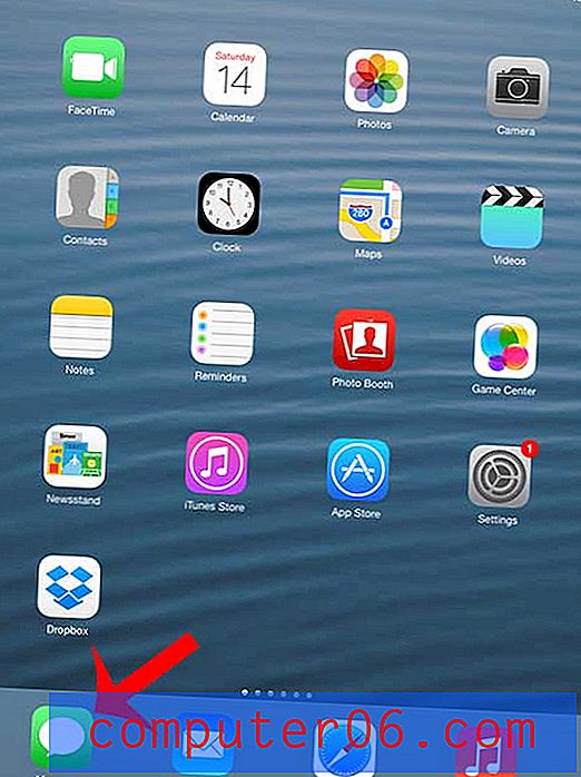 Jak odstranit textovou zprávu z iPadu v iOS 7