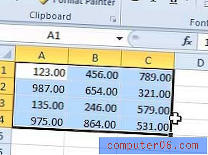 Kā pārtraukt decimālo vietu rādīšanu programmā Excel 2010