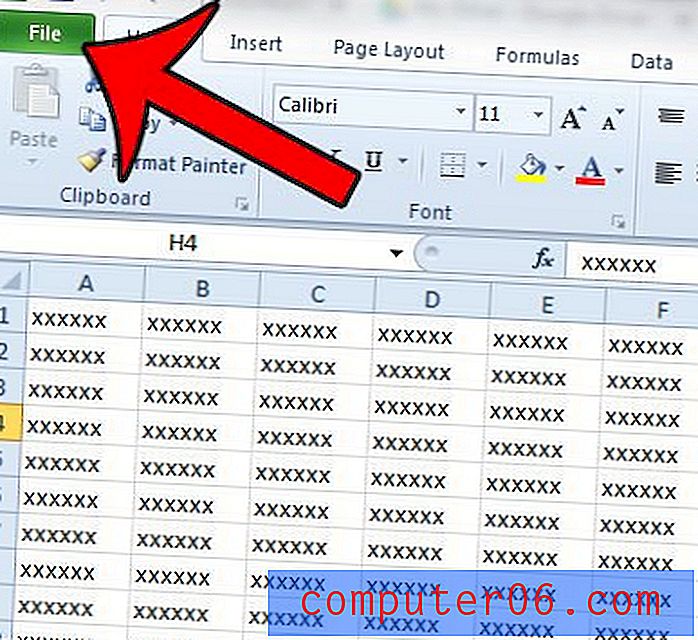 Как да скриете нарушенията на страници в Excel 2010