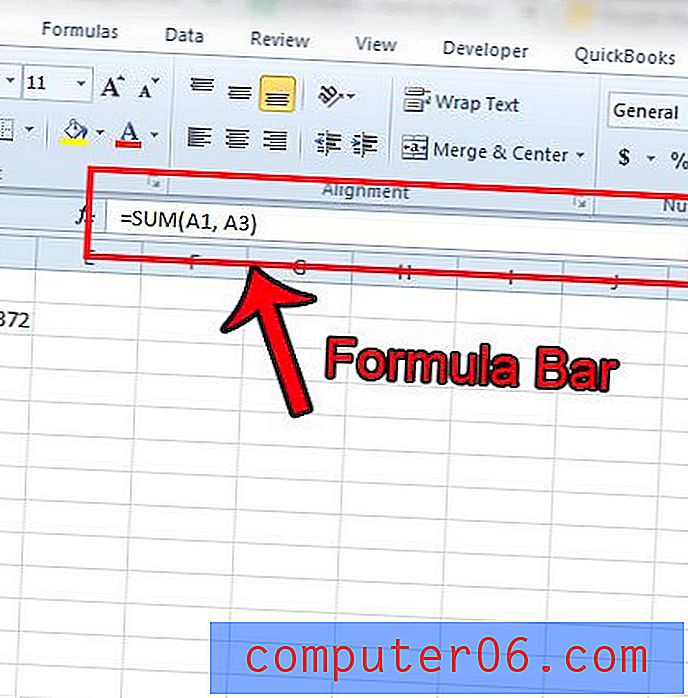 Jak wybrać komórki zawierające formuły w programie Excel 2010