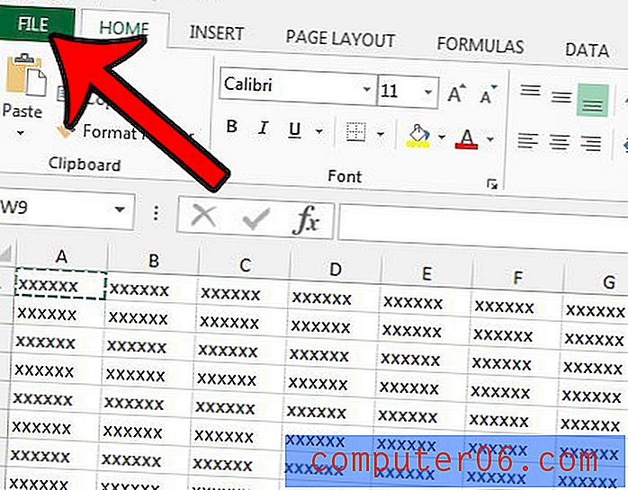 So passen Sie eine Tabelle in Excel 2013 an eine Seite an