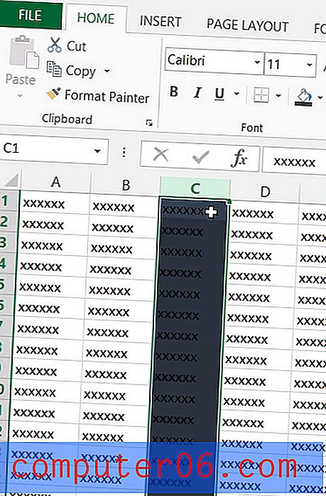 Kā nomainīt fonta krāsu programmā Excel 2013