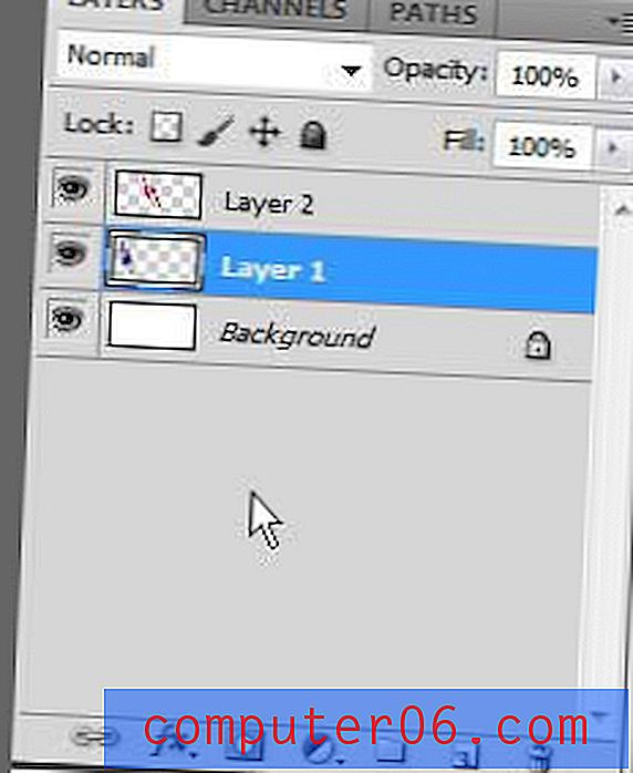 Slik knytter du to lag i Photoshop CS5