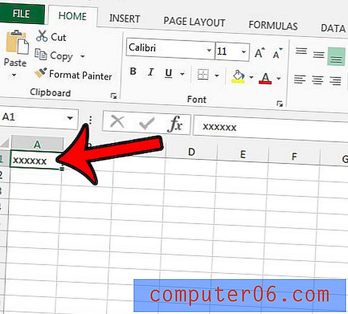 Läbikriipsutatud tekst rakenduses Excel 2013