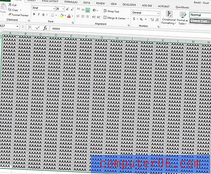 Как автоматично да преоразмерите височината на редовете в Excel 2013