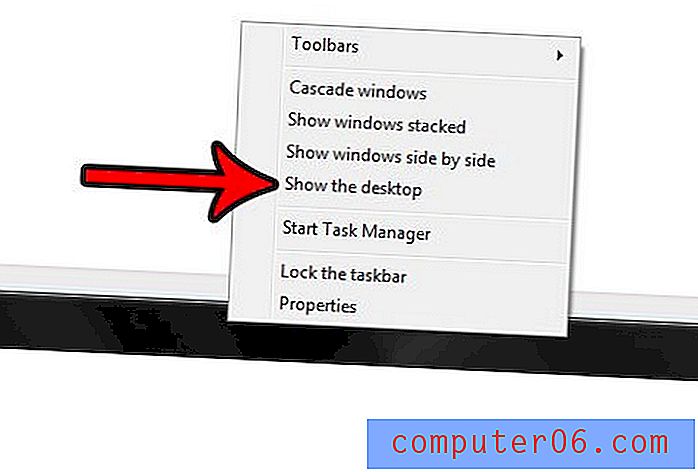 Windows 7에서 데스크탑 아이콘의 크기를 변경하는 방법