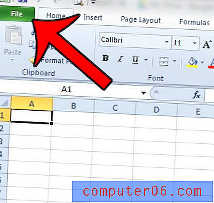 Jak skrýt karty listů v aplikaci Excel 2010