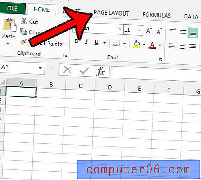 Kā paslēpt režģlīnijas programmā Excel 2013