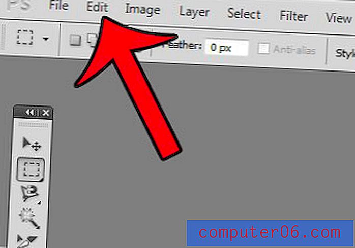 Jak skrýt možnost Procházet v Bridge ve Photoshopu CS5