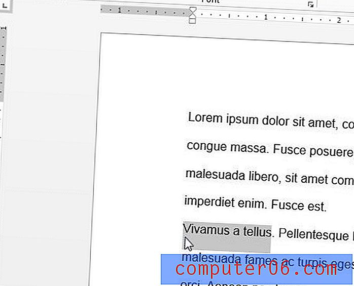Kako prekrižiti riječi u programu Microsoft Word 2013