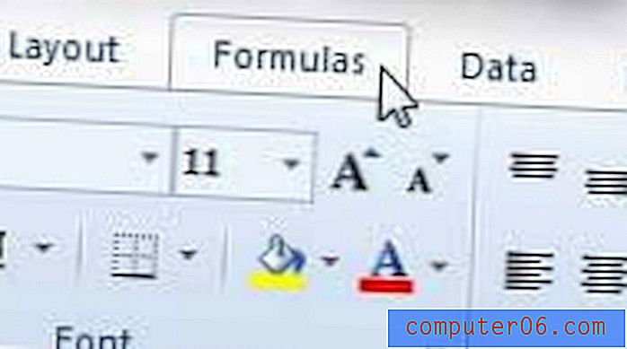 So drucken Sie Formeln in Excel 2010