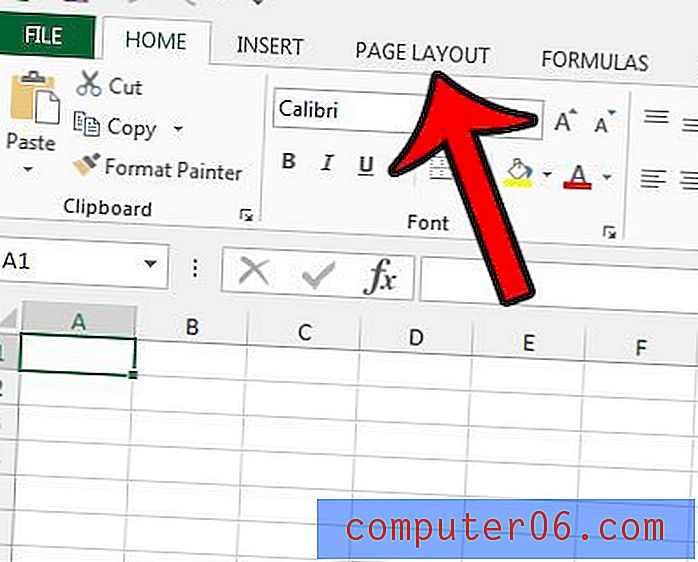 Kā pievienot galvenes faila nosaukumu programmā Excel 2013