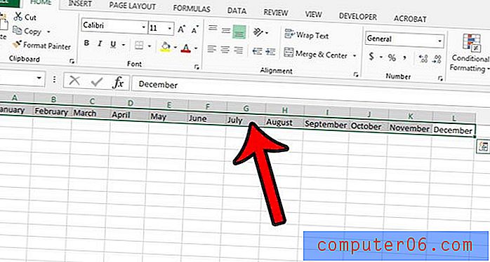 Kuidas vahetada rida veeruks Excel 2013-s