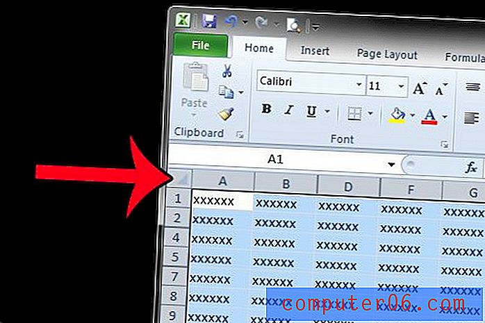 Excel 2010에서 모든 것을 숨기기 해제하는 방법